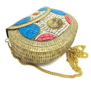 Sac à main en mosaïque traditionnel fait à la main avec un savoir-faire unique pour les défilés et les événements de mode à un prix abordable - Product Image 3