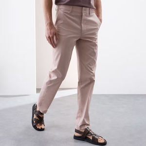 ชุดผ้าแคนวาสสำหรับผู้ชาย, กางเกงผ้าแคนวาสเนื้อผ้าฝ้าย100% น้ำหนักเบาสวมใส่สบายเนื้อผ้าระบายอากาศได้ดีสวมใส่ได้ทุกวันฤดูใบไม้ร่วง - Product Image 2