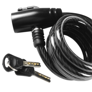 Serrure de câble à clé à fossette de haute sécurité fabriquée à Taiwan pour les serrures de vélo de véhicules à deux roues en acier et en alliage de zinc - Product Image 5