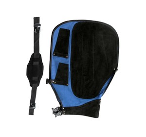 Delantal de trabajo de ajuste personalizado de cuero hecho a mano resistente de TARIQ MFG CO CE ISO EU - Product Image 4