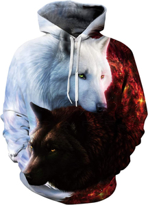 Sudaderas con Capucha Térmicas con Estampado Gráfico 3D para Hombre, Sudadera con Capucha de Impresión Digital, Ropa Urbana con Capucha, Sudaderas Extra Grandes - Product Image 5