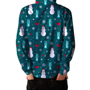 <b>Men's</b> Pullover Regular Fit <b>Hoodie</b> Embroidered Design New <b>Christmas</b> Day Printed Casual Style Winter Front Logo 100% Cotton - Product Image 4