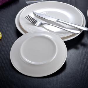 Assiettes en céramique blanche, toutes tailles, durables, sans BPA, écologiques, résistantes à la chaleur, étanches, compatibles lave-vaisselle et micro-ondes - Product Image 4