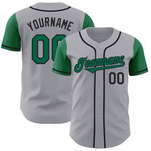 Custom Embroidery Logo Name Gradient Color <b>Baseball</b> Shirt Digital Printed Quick Dry Polyester USA Size Men's <b>Baseball</b> Jersey - Product Image 5