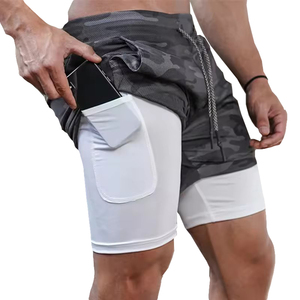 Shorts de sport décontractés personnalisés avec logo pour hommes, été, séchage rapide, imperméables, course à pied, plage, entraînement, athlétiques - Product Image 5