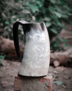 Tasse en corne de buffle naturelle de qualité pour hôtels, maisons et fêtes à boire - Product Image 3