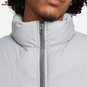 Nuevo estilo, superventas, chaquetas sin mangas de burbujas hechas a medida, chaleco acolchado ligero para exteriores para hombres personalizados - Product Image 4