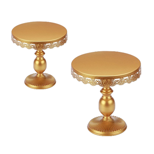 Support de gâteau blanc métallique à 3 niveaux au design moderne pour la décoration d'anniversaire et de fête forme personnalisée taille normale pour les acheteurs - Product Image 4