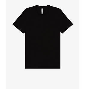 BELLA + CANVAS 3001 - Jersey Tee ras du cou Discount Unisex T-shirt noir personnalisé pour homme - Product Image 1