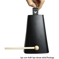 Logo personnalisé rallyes sportifs fabricant de bruit Cheer Graduation célébrations Cowbell Instruments de musique Percussion Drum Cowbell