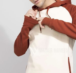 เสื้อมีฮู้ดแฟชั่นลำลองเสื้อสเวตเตอร์แบบสวมหัวสำหรับทุกเพศเสื้อคอตตอนโอเวอร์ไซส์ออกแบบโลโก้ได้ตามต้องการ - Product Image 5