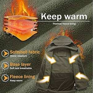 Nueva Chaqueta Softshell Personalizada de Moda para Hombre, Cortavientos, Impermeable, con Logotipo Personalizado, Chaqueta Softshell Cálida para Hombre - Product Image 6