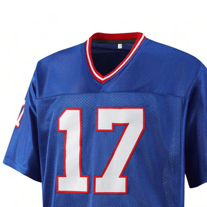 High Quality 100% Polyester Breathable Plus Size Men's Baseball Jersey Uniform Quick Dry Short V-neck Button Closure Custom <b>Team</b> - Product Image 5