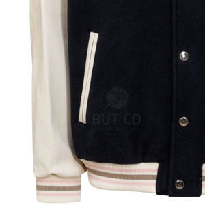 Chaqueta con letras transpirable hecha a medida de la mejor calidad para hombre, Material de algodón/lana duradero, lista para el invierno, más vendida en línea - Product Image 4