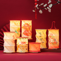 Nouvelles idées pliantes papier lumière serpent motif lanterne éclairage lampe de table cadeau d'entreprise ensemble maison salon meubles décoration