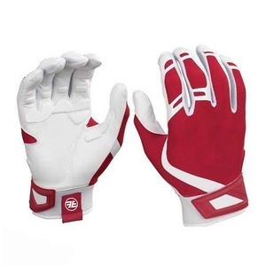 Guantes de bateo de béisbol y softbol de cuero antideslizantes personalizados de alta calidad para niños y jóvenes Tacto suave profesional - Product Image 2