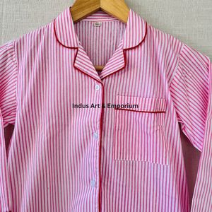 Nuevo Conjunto de Pijama de Algodón para Niños, Hermoso Conjunto de Pijama de Algodón Estampado Indio, Ropa de Dormir 100% Algodón - Product Image 4