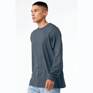 Camiseta de manga larga unisex-Vintage Navy, 100% Airlume Cotton, 4,2 oz - Product Image 3