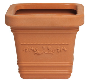 VASO IN PLASTICA FESTONATO 40X40XH35 CM PRESTIGE - Product Image 1