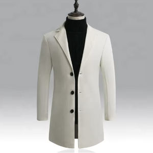 Abrigo de Gabardina Elegante para Hombre, Abrigo Largo Informal, Chaqueta de Invierno a la Moda - Product Image 4