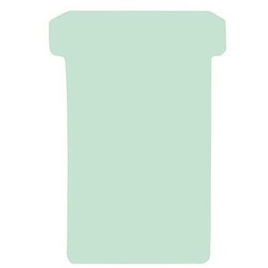 FRANKEN - Paquete de 100 Carpetas de Archivo de Cartulina Verde Claro de 48 x 84 mm, 100% Reciclada, Papel de 170 g/m² - Product Image 1