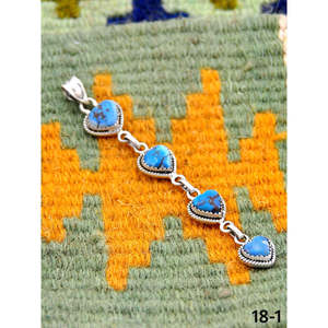 จี้รูปเนินทองทำด้วยมือสไตล์ตะวันตกเฉียงใต้พร้อมฝาฝังเงินสเตอร์ลิง - Product Image 3