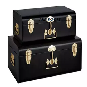 Boîte de rangement de luxe Unique, décoration de styliste moderne de luxe, couleur noire claire, décorative Standard - Product Image 3