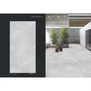 Vistaar Cemento Design Dalle de porcelaine brillante 4x8ft 120x240cm pour sols et murs en marbre Pierre frittée Marbre artificiel - Product Image 1