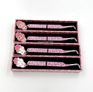 ที่หนีบขนตาปลอมปลายต่อขนตาทำจากเส้นใยสแตนเลสอุปกรณ์เคลือบกระดาษ90องศา - Product Image 3