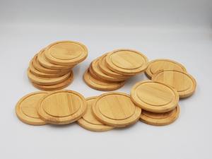 Sous-verres en bois avec logo personnalisé, simples et élégants, durables et respectueux de l'environnement du Vietnam, offre spéciale - Product Image 4