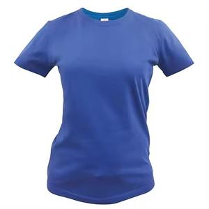 T-shirts simples pour femmes de haute qualité T-shirt multicolore pour femmes T-shirt en coton pour femmes - Product Image 5
