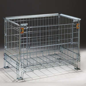 Contenedor de Alambre Plegable ISO de 80 mm de Diámetro, 1250x820x980 mm de Altura, para Uso en Almacenes - Product Image 1