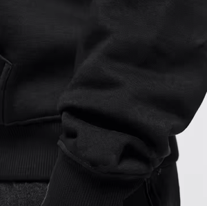 Sudadera con Cremallera 100% Algodón para Hombre, Bordado Sólido, Invierno, Casual, con Capucha, Impresión Digital, Logotipo Personalizado, Cuello con Capucha, Resistente al Viento - Product Image 5