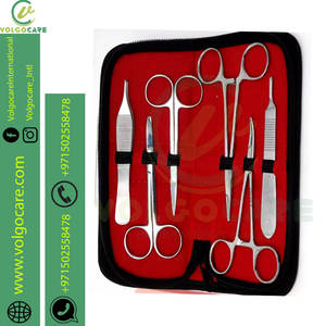 Kit de entrenamiento de sutura Dental de estilo único 2025, pinzas de acero inoxidable, Kit quirúrgico, soporte de aguja médico de campo almacenado, todo de Metal - Product Image 3