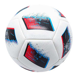 Ballons de football de conception optimale en PU, cousus à la main, ballon de football de match, ballon de football avec impression de logo personnalisée, ballon de football pakistanais - Product Image 1