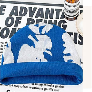 Gorro de Invierno de Punto Moderno Y2K para Hombre, Gorro de Lana Cálido y Moderno, Estilo Urbano, Suave y Acogedor para Uso Diario - Product Image 5