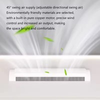 Ventilateur de Plafond Moderne Designer Luxe Décoratif pour Chambre ou Hôtel, Encastré Smart LED avec Télécommande