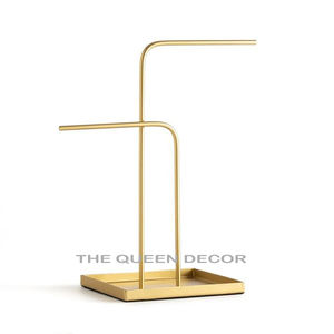 Soporte de joyería elegante Diseño moderno Soportes y organizadores de joyas de metal a precio atractivo Soporte de piso independiente - Product Image 3