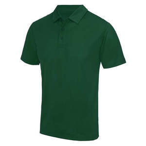 Camisetas de Golf para Hombre de Secado Rápido, 100% Algodón, Diseño Sólido, Bordado Personalizado, Manga Corta, Tejido de Punto - Product Image 1