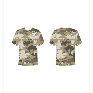 เสื้อยืดผู้ชายสีน้ำเงินลายอาร์ไกล์ แขนสั้น คอกลม ระบายอากาศได้ดี ทรงปกติ สวมใส่สบาย แบรนด์ Trackstar รับผลิตแบบ OEM ฉลากส่วนตัว รุ่น TSI-G05-P0703 - Product Image 3