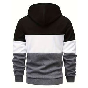 เสื้อฮู้ดผู้ชาย ผ้าฝ้าย 100% เนื้อนุ่ม ถักอย่างดี มีซับในหนา มีกระเป๋า - Product Image 2