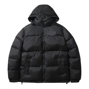 2025 nouvelle Collection Logo personnalisé respirant doudoune conception réversible grande taille manteau fermeture éclair coton pour hommes vestes hiver - Product Image 1