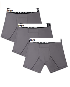 <b>Men's</b> Breathable Boxer Briefs Regular & Big <b>Man</b> 93% Polyester 7% Spandex Imported Pull on Closure Machine Wash From Bangladesh - Product Image 4