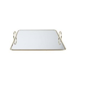 Plateau de service en acier inoxydable plaqué argent pour la fête plateau de service de nourriture délicieuse maison hôtel vaisselle meilleure vente - Product Image 6