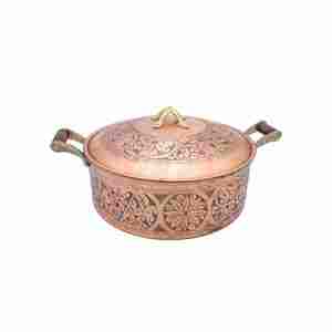 Olla de servicio de cobre de alta demanda para catering, utensilio de cocina de calidad, respetuoso con el medio ambiente, seguro, fabricado y exportado - Product Image 2