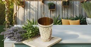 Koi Brass 12 onzas Mint Julep Cup Tamaño perfecto para su bebida de boda Característica ecológica - Product Image 3