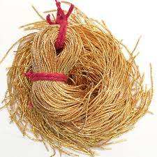 Alambre Zardoshi Nakshi con flecos de borla Alambre metálico de calidad superior para fines decorativos textiles para el hogar - Product Image 6