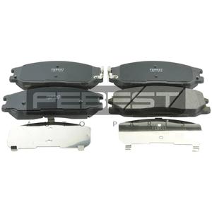 Set di pastiglie freno anteriori FEBEST (1201-H1F) - Product Image 1