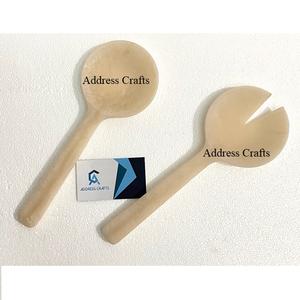 Serveur de salade créatif en résine finie brillante à poignée torsadée Ensemble de 2 cuillères à salade design personnalisé Ensemble d'ustensiles de cuisine de service - Product Image 6