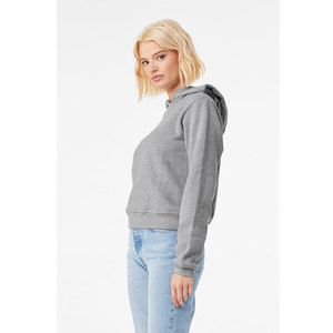 BELLA + CANVAS Athletic Heather Sudadera con capucha clásica para mujer Sudadera con capucha transpirable para mujer Sudadera con capucha para mujer para DTG - Product Image 6